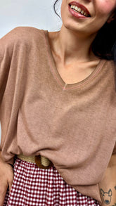 Camiseta Punto Camel